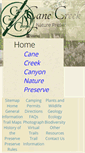 Mobile Screenshot of canecreekcanyon.org